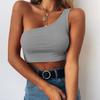 Спортивный топ- бра, на одно плечо