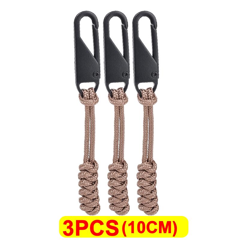 Универсальная металлическая застежка-молния для уличной сумки, застежка-молния для зонтика, плетеная веревка, сменная застежка-молния для самостоятельного шитья, набор для ремонта