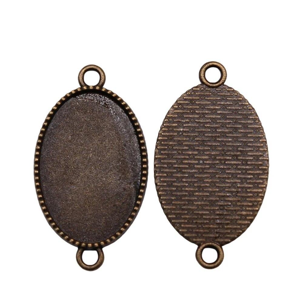 Подходит для овального 20X30 мм 25X35 мм стеклянного кабошона, основа для установки лотка, компоненты, автомобильные аксессуары, подарочные украшения и аксессуары