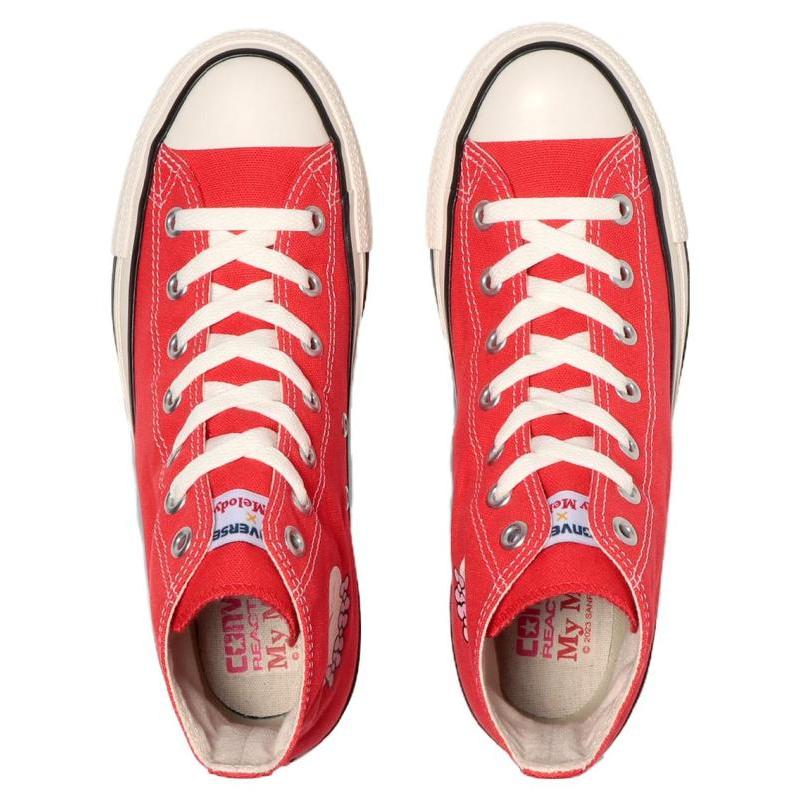 Sanrio x Converse All Star MY MELODY Милые Повседневные Износостойкие и Легкие Высокие Эспадрильи Женские Красные