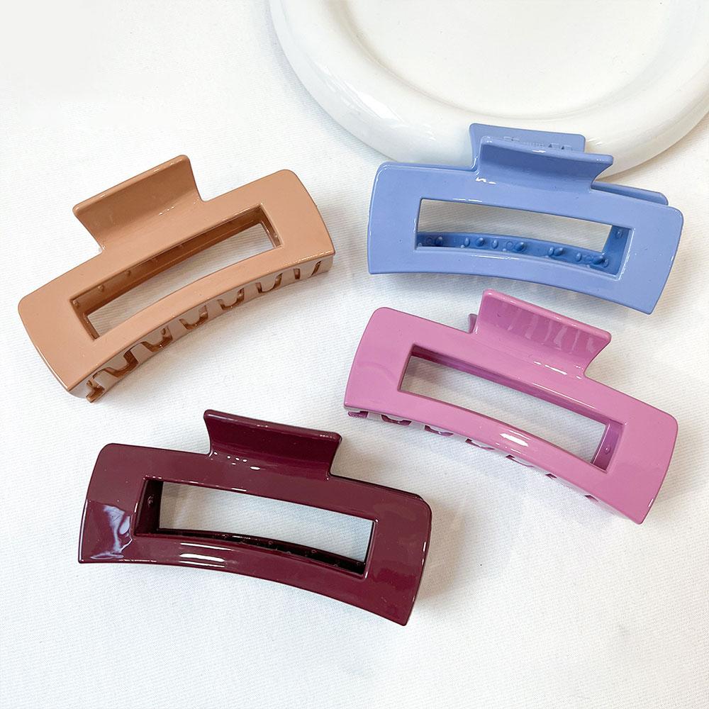 Гибкий Мягкий Резиновый Зажим для Волос Элегантный Зажим-Акула Нескользящие Силиконовые Аксессуары для Волос Корейский Стиль Женские Модные Аксессуары для Волос