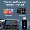 2-в-1 проводной и беспроводной CarPlay Android Auto адаптер стерео Plug and Play WiFi быстрое подключение для Mazda Toyotal Peugeot Volvo Kia