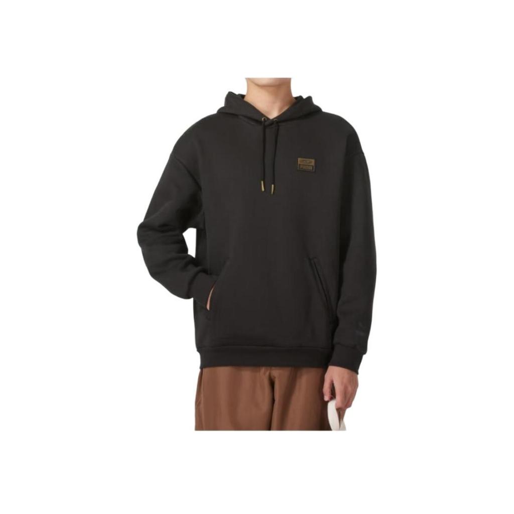 Puma Логотип для активного отдыха, повседневный спортивный свитер с капюшоном, тренировочный свитер, мужская толстовка, черный цвет 631069-01