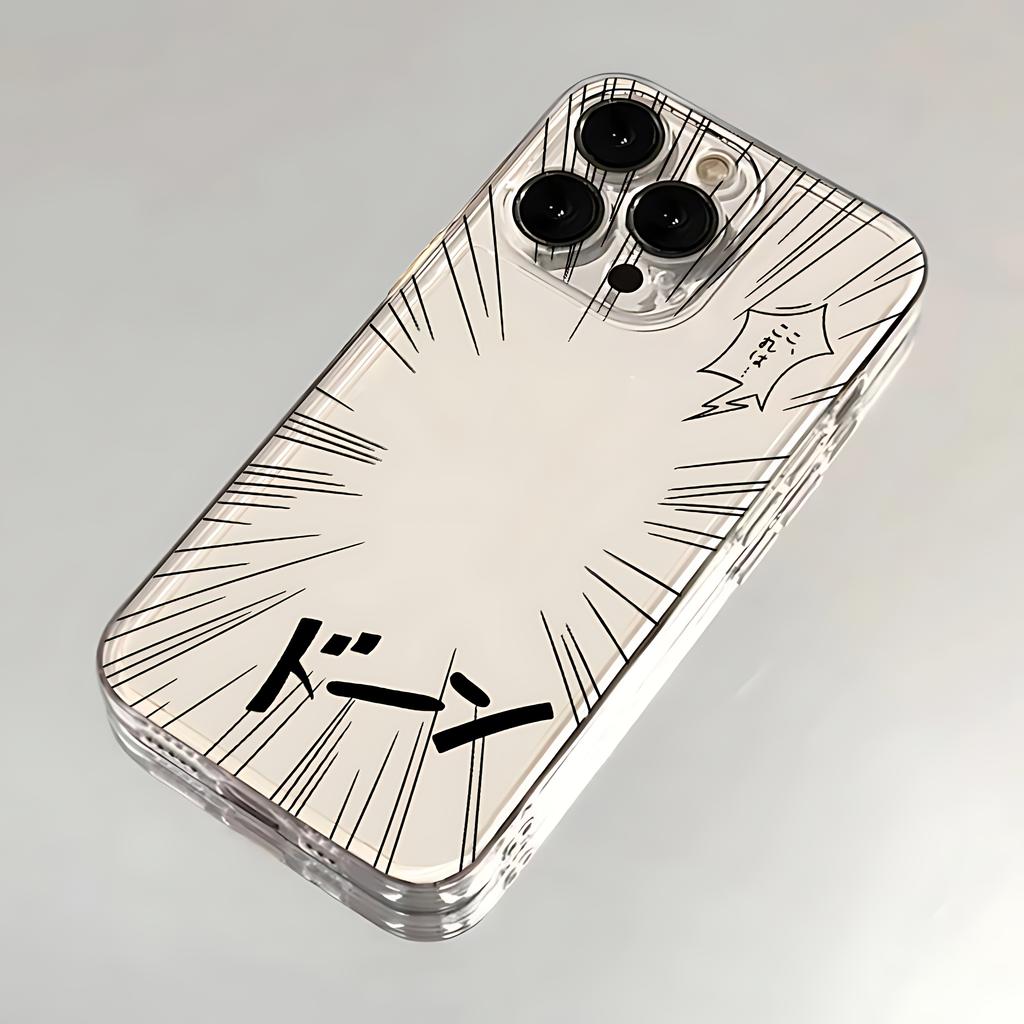 Чехол для телефона с комиксными линиями для Xiaomi Mi 15T 11 11T Poco F7 F5 X7 X6 X5 M4 X4 M3 Pro NFC Lite GT Pro 4G 5G Прозрачный Мягкий ТПУ