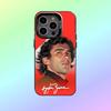 Чехол для телефона с изображением гонщика Айртона Сенны Для iPhone17,16,15,14,13,12,11 Plus,Pro Max Цветной Серебристый Задний Чехол для Телефона