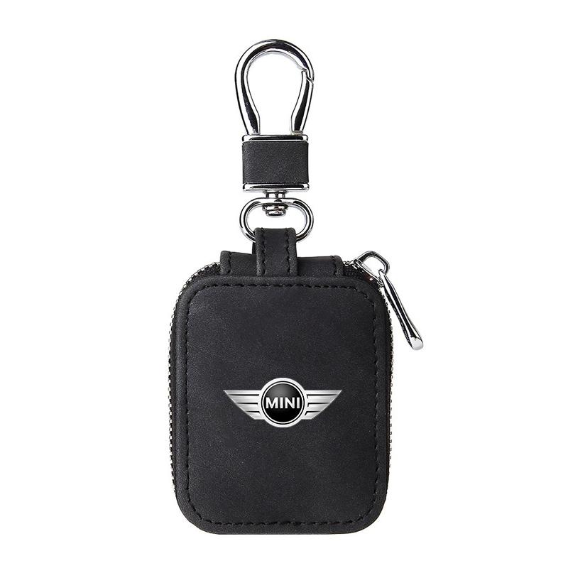 For BMW MINI Coopers F54 F56 F57 R50 R52 R53 R55 R56 Zipper Wireless Earphone Cover Dust Waterproof Anti-Scratch Travel Storages NJ4TG