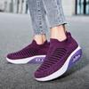 Модные весенние и осенние женские спортивные туфли на толстой подошве, повседневные дышащие кроссовки для бега, высокие кроссовки для ходьбы, большой размер 43