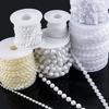 10M 2M ABS Imitation Pearl Star Bead Chain Line Cord Plastic Thread Trim DIY Wedding Party Decor Jewelry Findings Craft Material