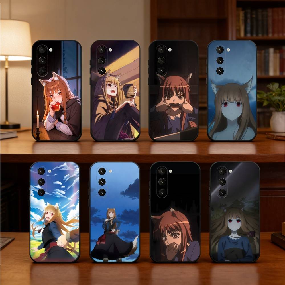 Чехол для телефона R-SpiceT And B-WolfS из аниме для Samsung Galaxy A73, A21s, A22, A31, A52, A53, A71, A41, мягкий черный корпус