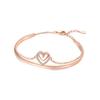 Luxury Gold Star Moon Bracelet with Sparkling Stones for Her