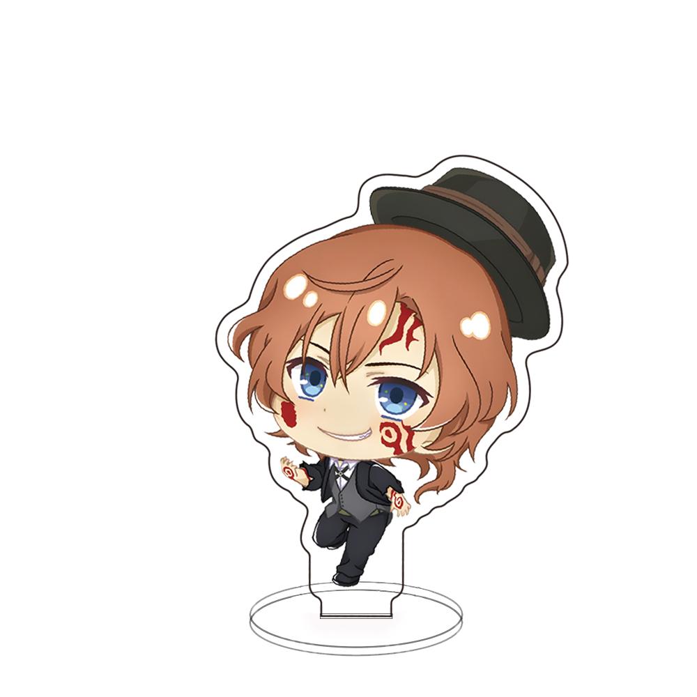 Акриловые Панельные Украшения Акриловая Подставка Bungo Stray Dogs Дазай Осаму Ода Сакуносукэ Фигурка Модель Пластина Настольный Декор Рождественские Подарки