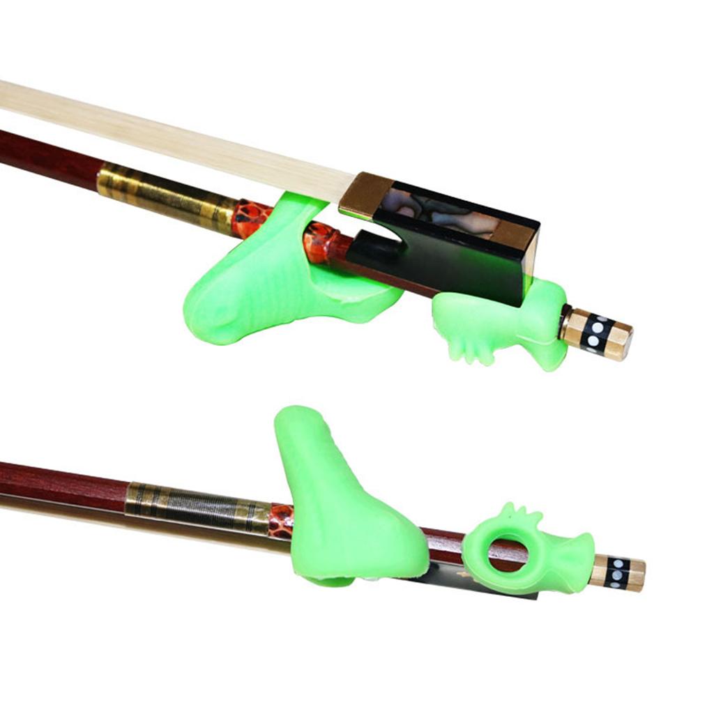 Корректор рукоятки смычка для скрипки Силиконовый держатель для смычка для скрипки Корректор рукоятки для смычка для скрипки Партнер для обучения Аксессуар