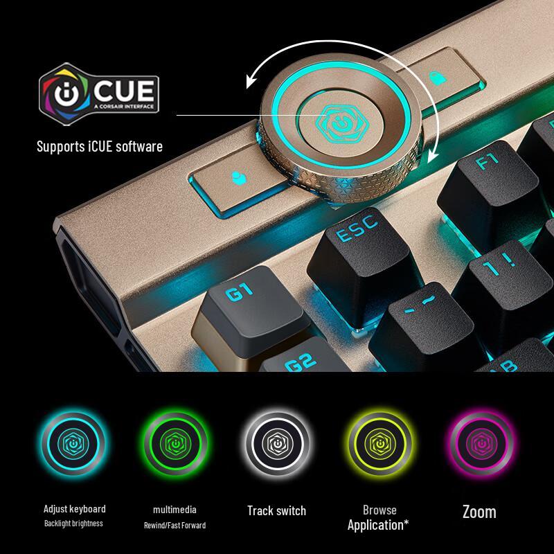 Серия механических игровых клавиатур Corsair K100 RGB