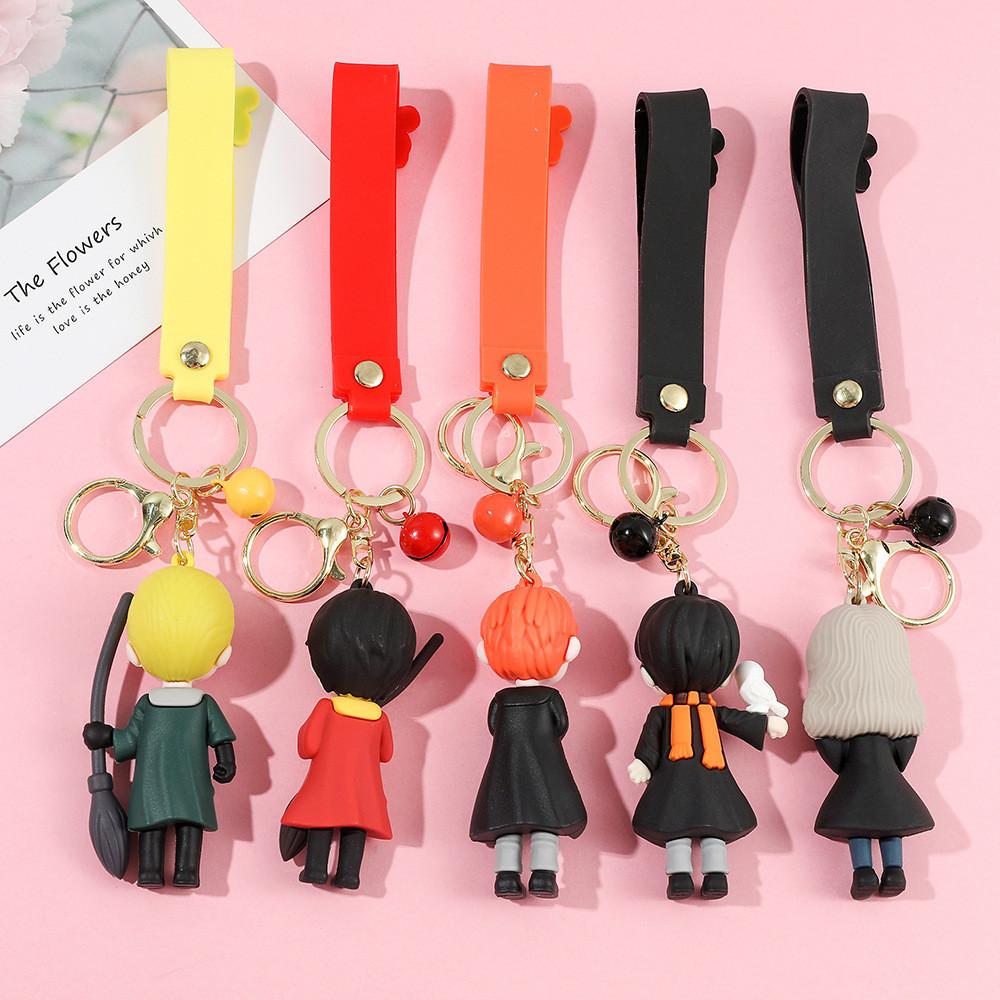 Adorable Harry Potter Hermione Keychain Cute Cartoon Keyring Car Bag Pendant Gift
