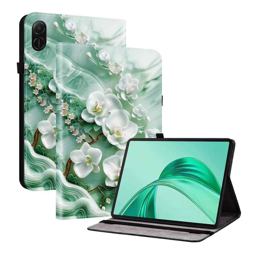 Чехол из искусственной кожи для планшета Honor Pad X8a — 11 стилей! Прочный, с 2 слотами для подставки, держателем для карандашей и слотами для карточек, гибкая задняя крышка из ТПУ