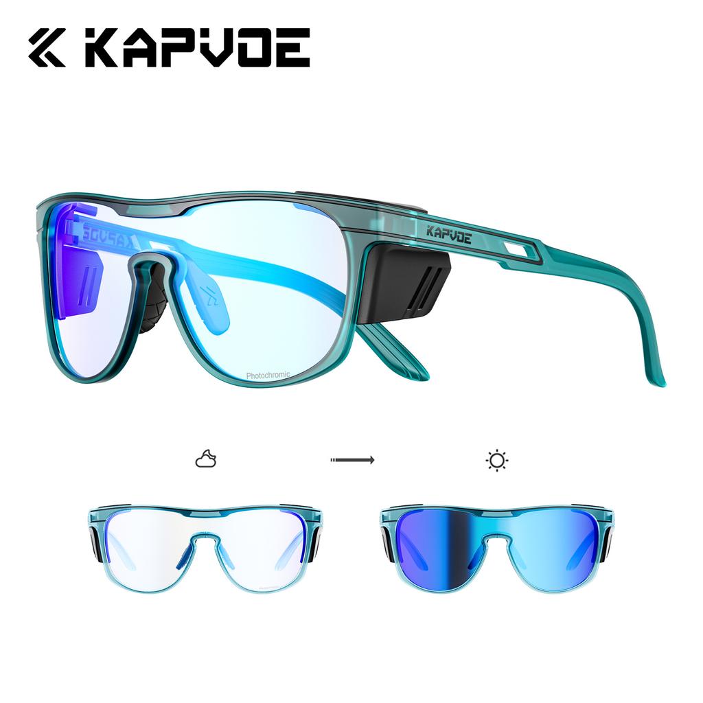 Kapvo Octopus KAPVOE Cycling glasses, photochromic sunglasses, outdoor sports windproof goggles, suitable for day and night use