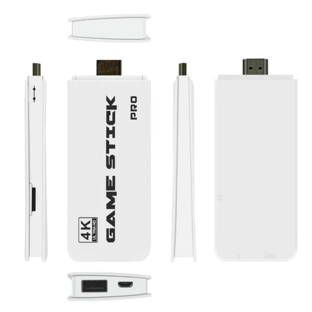 Беспроводная ретро игровая консоль M15 со встроенными 40 000 классическими играми, 4K HDMI выход на ТВ, 2,4G беспроводной контроллер, 64G ностальгический игровой стик