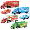 Горячий набор Disney Pixar Тачки и Грузовик Молния МакКуин Dinoco Hauler Модель Грузовика Мак 'Король' Гоночный Автомобиль Подарок на День Рождения для Мальчиков@