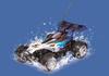 Jozen Радиоуправляемая машина Dirt Max Scale Sand Chaser, водонепроницаемая и пылезащищенная, масштаб 1/24, внедорожник JRVB139-BL