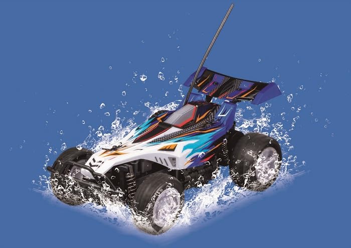 Jozen Радиоуправляемая машина Dirt Max Scale Sand Chaser, водонепроницаемая и пылезащищенная, масштаб 1/24, внедорожник JRVB139-BL