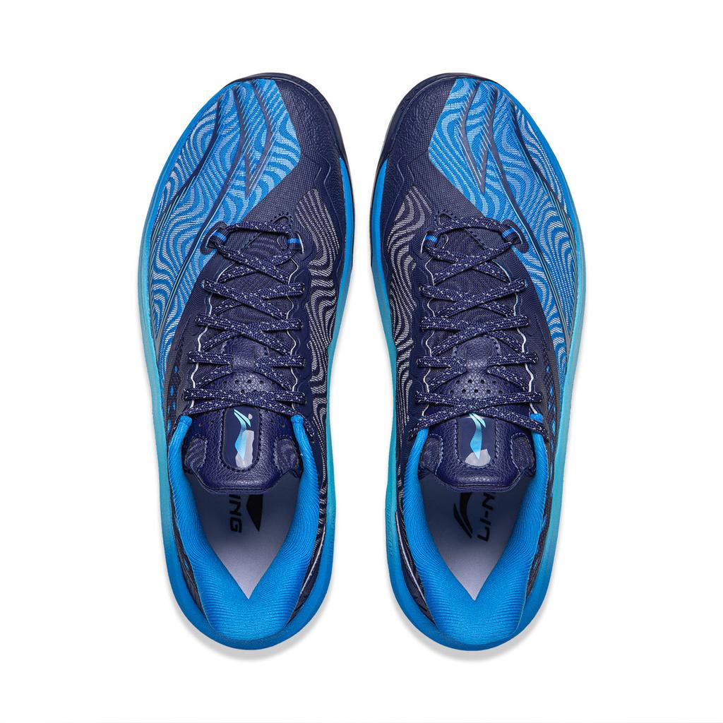 Li Ning Баскетбольные кроссовки Hurricane 2 Low top Профессиональные для соревнований Мужские Синие ABAW023-9
