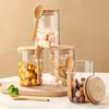 4pcs/set 650ML Storage Containers with Spoons for Storing Spices Candies Honey and Nuts Suitable for Storage Kitchen Seasoning