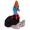 Wild Republic Cassowary Plush Dangerous Soft 23086 Toy, Fire-Eating Bird, Bird, Material,