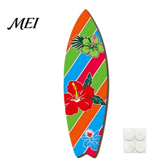 Tropical Beach Vibes Decor Hawaiian Surfboard Wall Art, Wooden Sign, Summer Aloha Theme Hanging Plaque for Living Room Kids Room, Coastal Ocean Themed