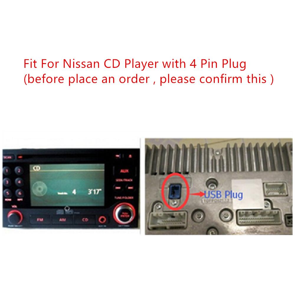 Новый 1м USB Аудио Кабель-удлинитель Адаптер 4Pin Для Nissan Teana Qashqai Радио CD