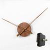 Large Wood Wall Clock Movement Walnut Needles Dial High Silent Torque Quartz Movement DIY Spain Hands Wall Clocks Mechanism
