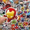 50 шт. Marvel Мстители Аниме Мультфильм Наклейки DIY Мотоциклетный Шлем Скейтборд Ноутбук Велосипед Автомобиль Водонепроницаемые Наклейки Декали