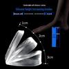 Transparent Silicone Height Boosting Insoles - Shock Absorbing, Odor Resistant, Non-Collapsing Heel Pads for Men and Women