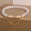Moon River Cats Eye Strawberry Crystal Double Layer Bracelet Women
