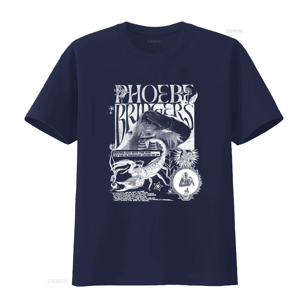 Phoebe Bridgers Tour T Shirt 2022 Reunion Scorpion Rock Music Fan vintage Washed homme Stretched Comfortable Breathable Soft