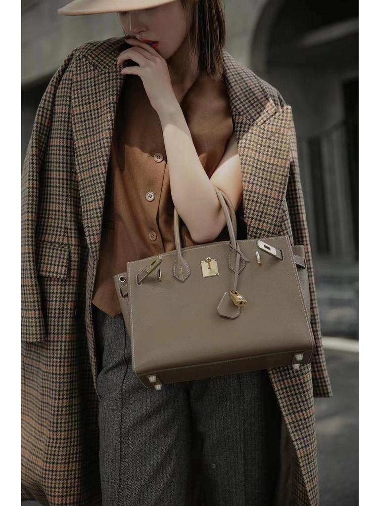 Женская сумка через плечо из натуральной кожи в стиле ретро: Высококачественная модная сумка через плечо