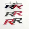 1Pc 3D Metal RR Logo Car Front Grille Rear Trunk Emblem Badge Decals For Civic Mugen Accord Crv City Hrv Sticker Accessories