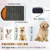 Fluffy Pet Sleeping Bag for Medium to Large Suitable for Indoor and Outdoor Gray Dogs, Year-Round Use, Stowable, Washable, Use,
