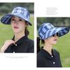 Outdoor Summer Travel Protection Sun Hat Women Wide Brim Sun Hat Beach Cap UV Protection Visor Caps