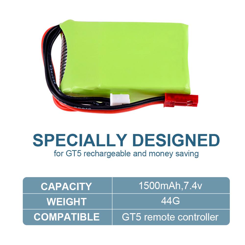 2S 7,4 В 1500 мАч Lipo аккумулятор для пульта дистанционного управления FLYSKY FS-GT5