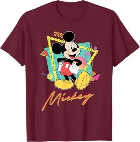 Fashion Casual Mickey Mouse Retro ’90s Couples Matching Valentine’s T-Shirt S-4XL Unisex