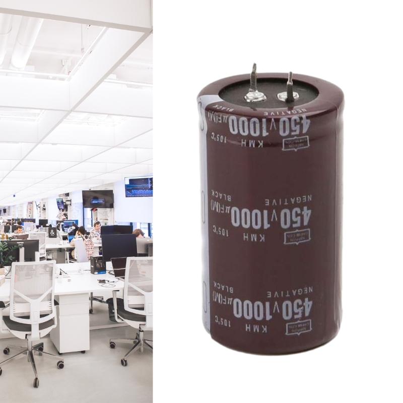 Reliable 450V 1000UF Electrolytic Capacitor for Microprocessor Control Circuits Power Converter Various Applications