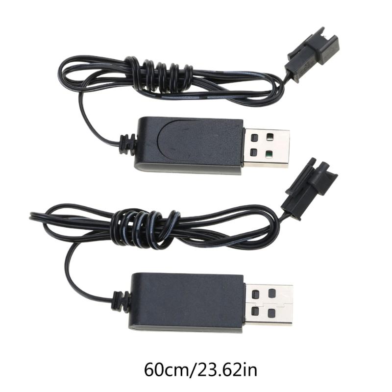 USB-кабель для зарядки дронов с разъемами, USB-кабель для зарядки аккумулятора, выход 3,7 В, 500 мАч, со светодиодным индикатором