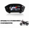 Universal Motorcycle Meter LCD Display ABS Speedometer Odometer Water Temp Gauge for Safe Driving