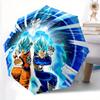 1pc Dragon Ball Z Super Saiyan Blue Goku & Vegeta Durable Cartoon Folding Umbrella, Portable 3-Fold Compact Umbrella for Men and Women, Suit