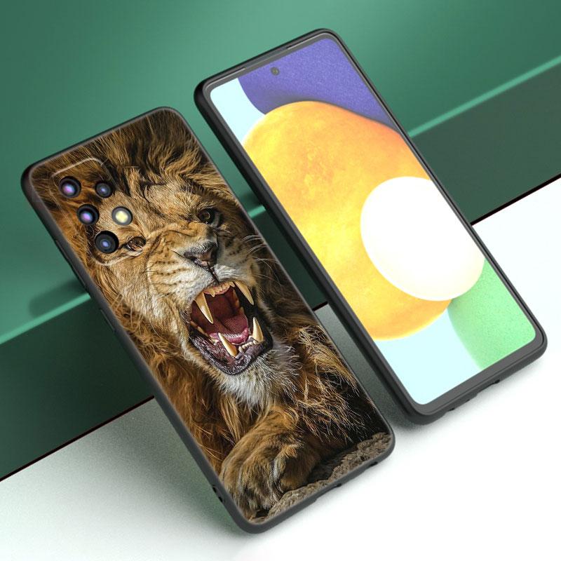 Чехол для телефона Lion Alpha Male Cub для Samsung A04 A21 A30 A50 A52 S A13 A14 A22 A23 A32 A53 A73 5G A11 A12 A31 A33 A51 A70 A71 A72
