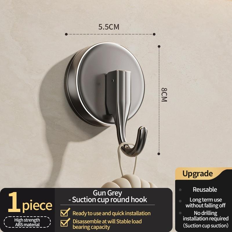 No Need To Drill Suction Cup Door Coat Hook Adhesive Hooks Row Hook, Key hook, Kitchen Hook, Storage Rack Clothes Hook