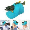 Novelty 3D Fish Hat for Parent Child Funny Fish Animal Baseball Hat for Birthday Party Creative Theme Party Hat Headwear