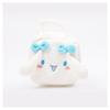Объемная плюшевая сумка с изображением персонажей Sanrio и квадратной ручкой.