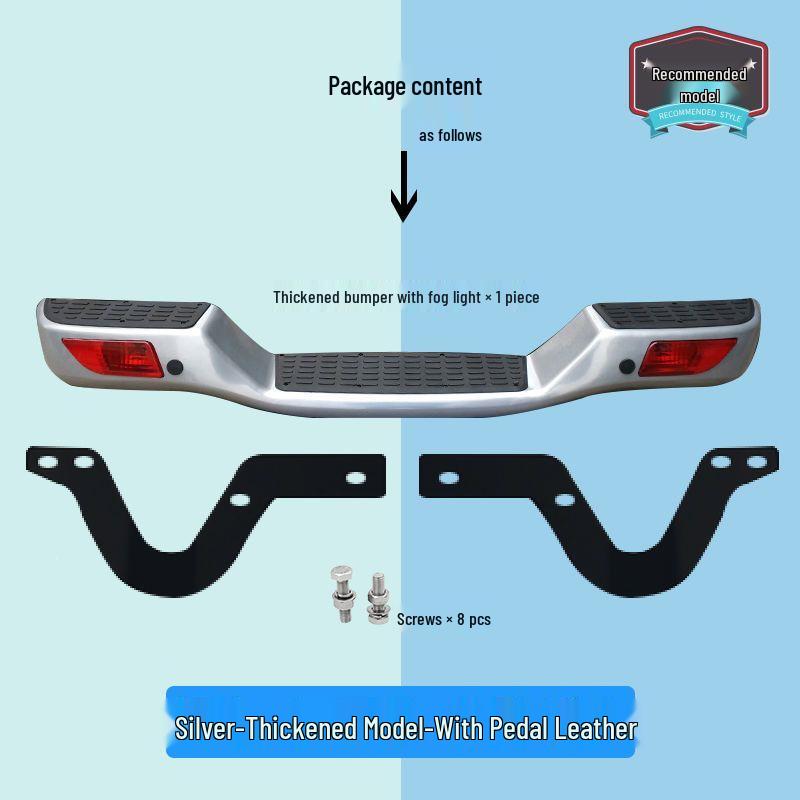 Fengjun 5 & 3 European Version Full Iron Rear Bumper for Great Wall Pickup