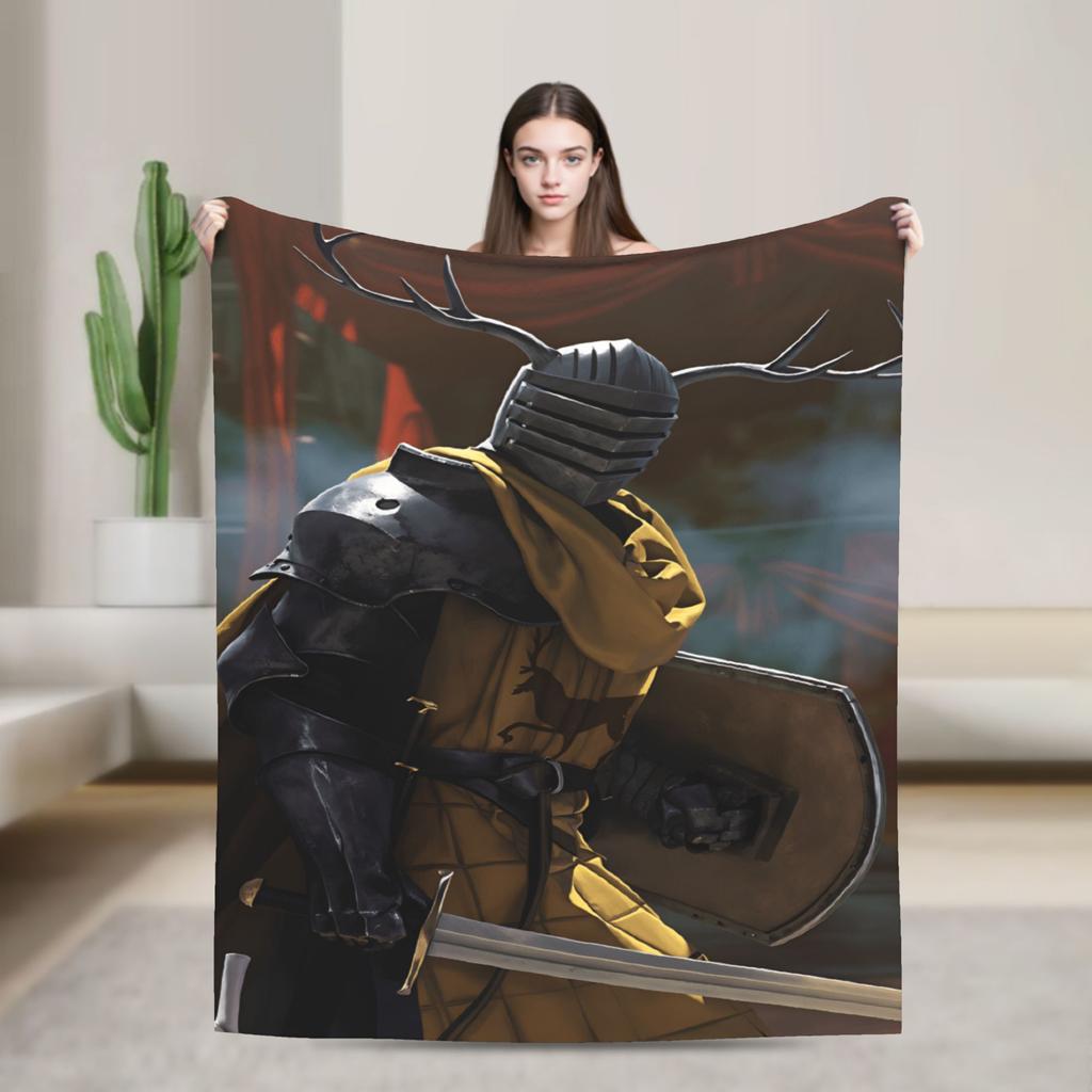 Lyonel Baratheon Throw Blanket Comfortable Funny Blanket For Living Room Travel Office Flannel Bedspread Bed Cover